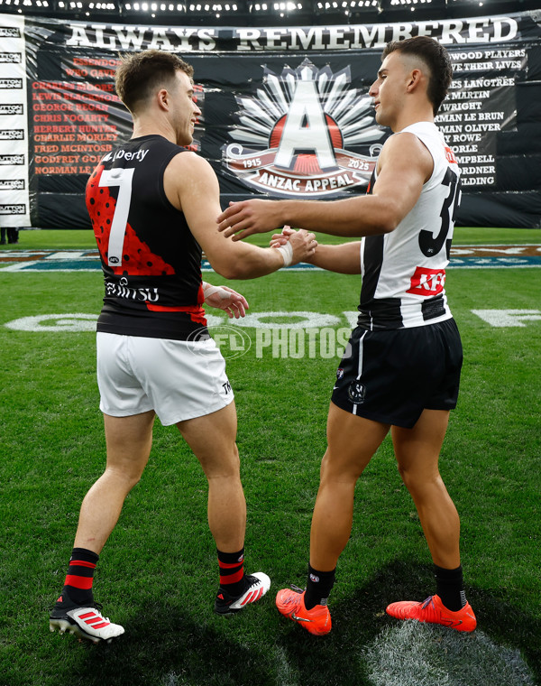 AFL 2025 Round 07 - Collingwood v Essendon - A-58942899