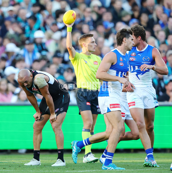 AFL 2025 Round 07 - Port Adelaide v North Melbourne - A-58985486