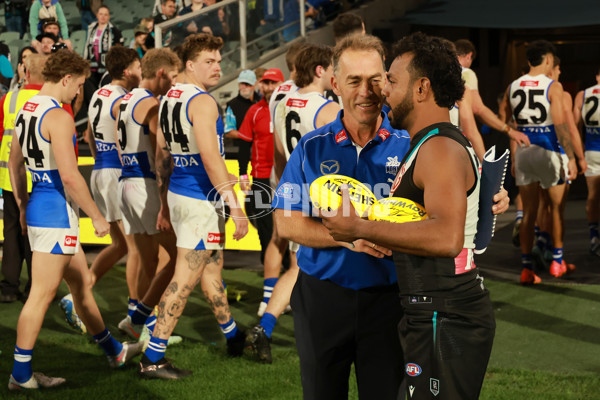 AFL 2025 Round 07 - Port Adelaide v North Melbourne - A-58990919