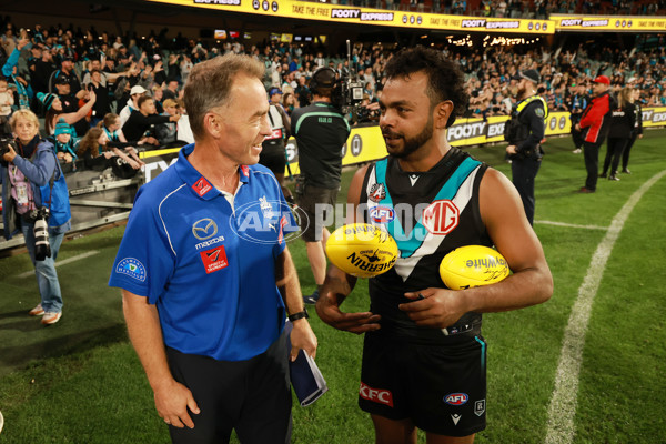 AFL 2025 Round 07 - Port Adelaide v North Melbourne - A-58990920