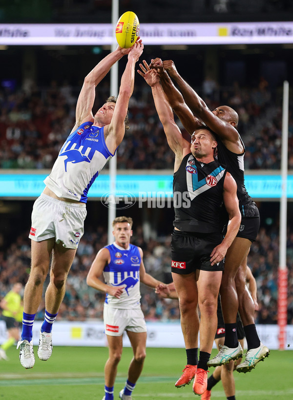 AFL 2025 Round 07 - Port Adelaide v North Melbourne - A-58997944