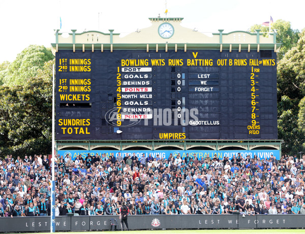 AFL 2025 Round 07 - Port Adelaide v North Melbourne - A-58998038