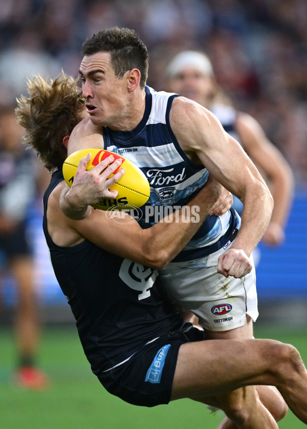 AFL 2025 Round 07 - Carlton v Geelong - A-59028731