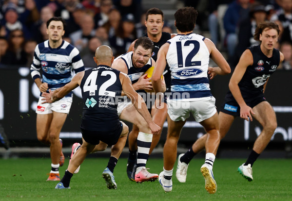 AFL 2025 Round 07 - Carlton v Geelong - A-59029395
