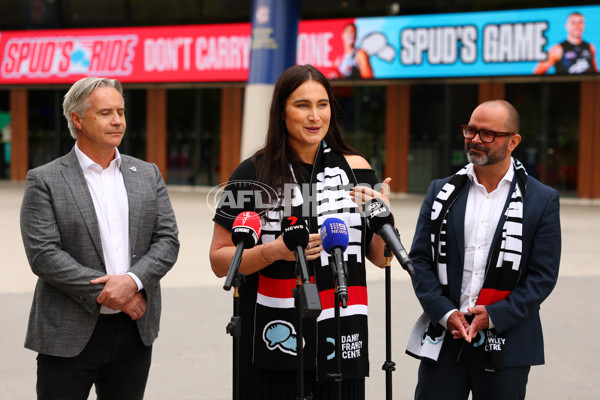 AFL 2025 Media - St Kilda Media Opportunity 280425 - A-59037425