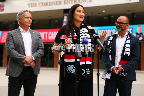 AFL 2025 Media - St Kilda Media Opportunity 280425 - A-59039367