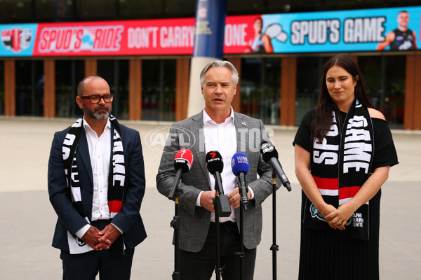 AFL 2025 Media - St Kilda Media Opportunity 280425 - A-59040161