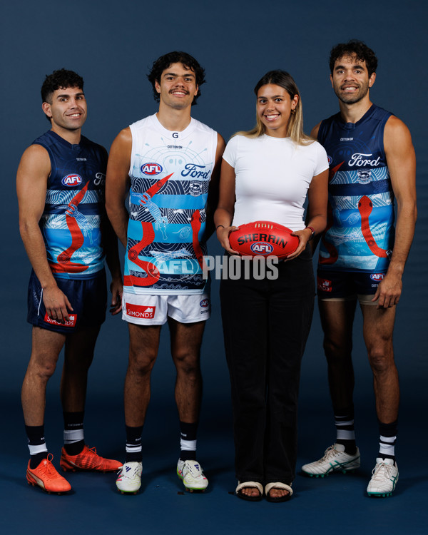 AFL 2025 Media - Geelong Indigenous Guernsey - A-59442735
