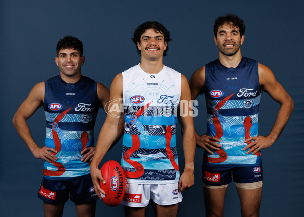 AFL 2025 Media - Geelong Indigenous Guernsey - A-59451858