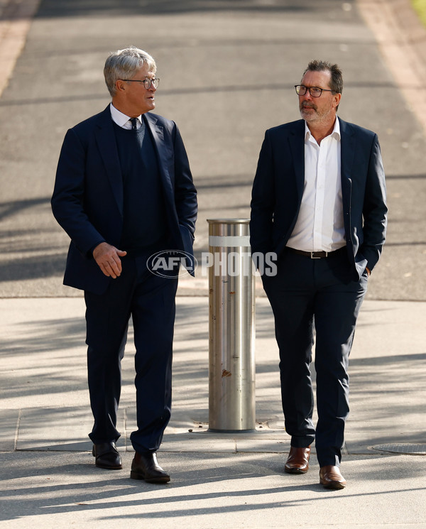 AFL 2025 Media - Robert Walls Funeral Service - A-59598827