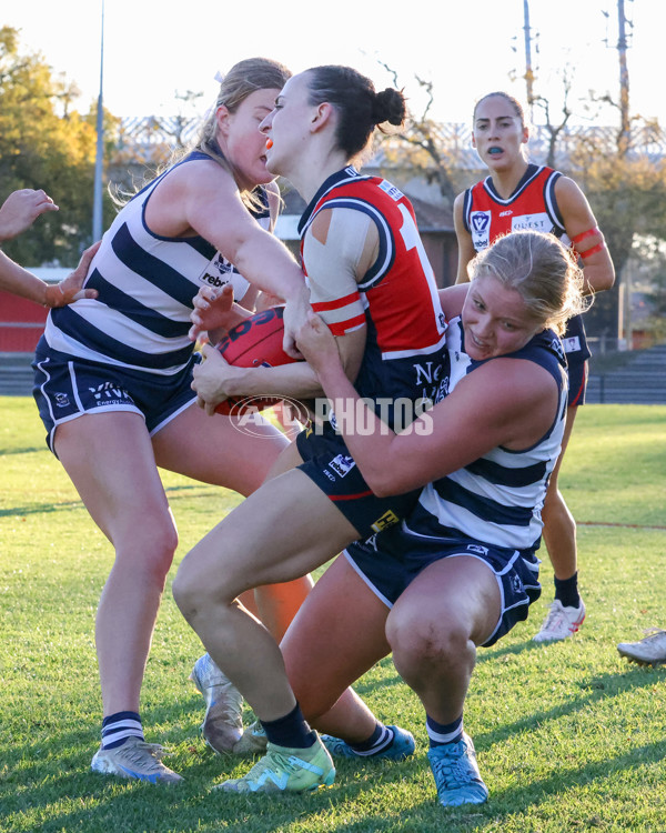 VFLW 2025 Round 07 - Darebin Falcons v Geelong Cats - A-59773881