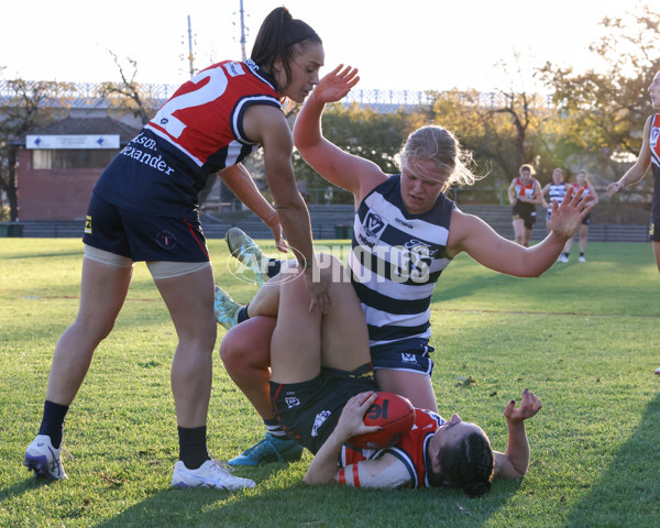 VFLW 2025 Round 07 - Darebin Falcons v Geelong Cats - A-59773900
