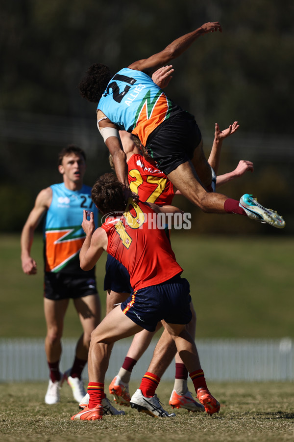 AFL National Championships U18 Boys 2025 - Allies v South Australia - A-59787795