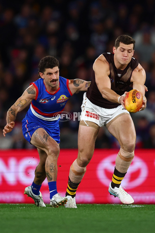 AFL 2025 Round 13 - Western Bulldogs v Hawthorn - A-59833296