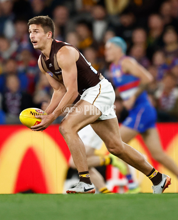 AFL 2025 Round 13 - Western Bulldogs v Hawthorn - A-59835543