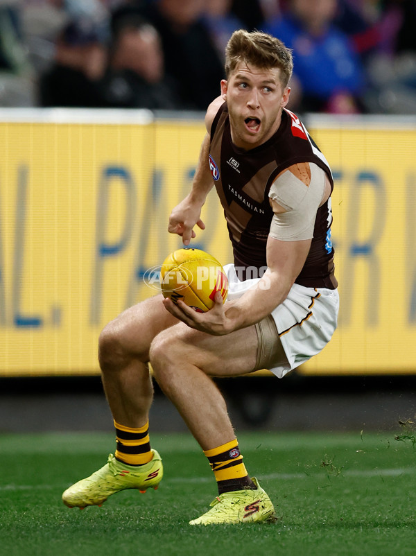 AFL 2025 Round 13 - Western Bulldogs v Hawthorn - A-59835586