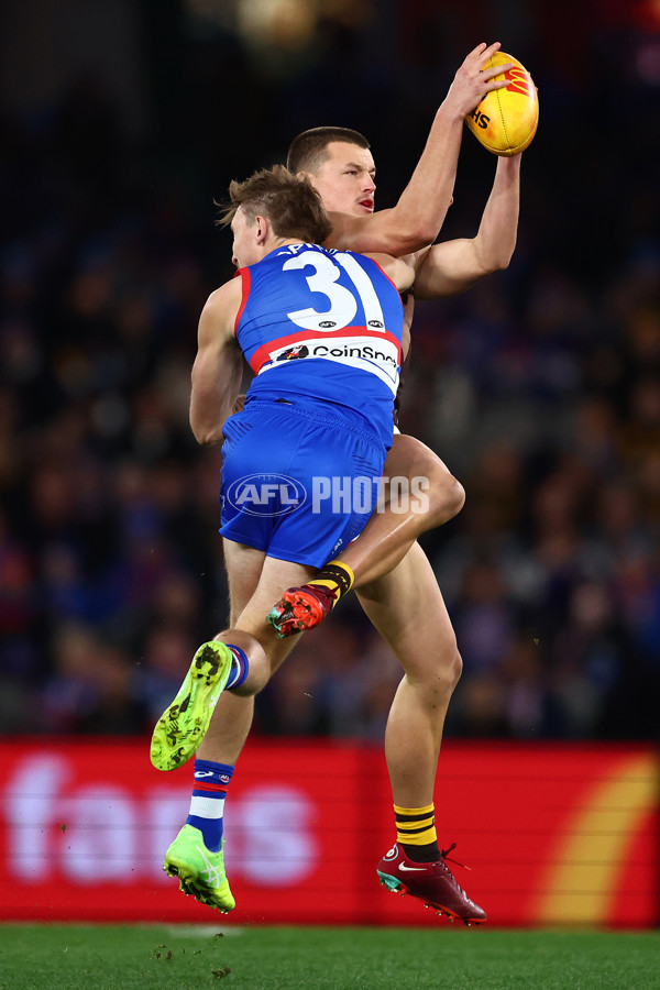 AFL 2025 Round 13 - Western Bulldogs v Hawthorn - A-59835612