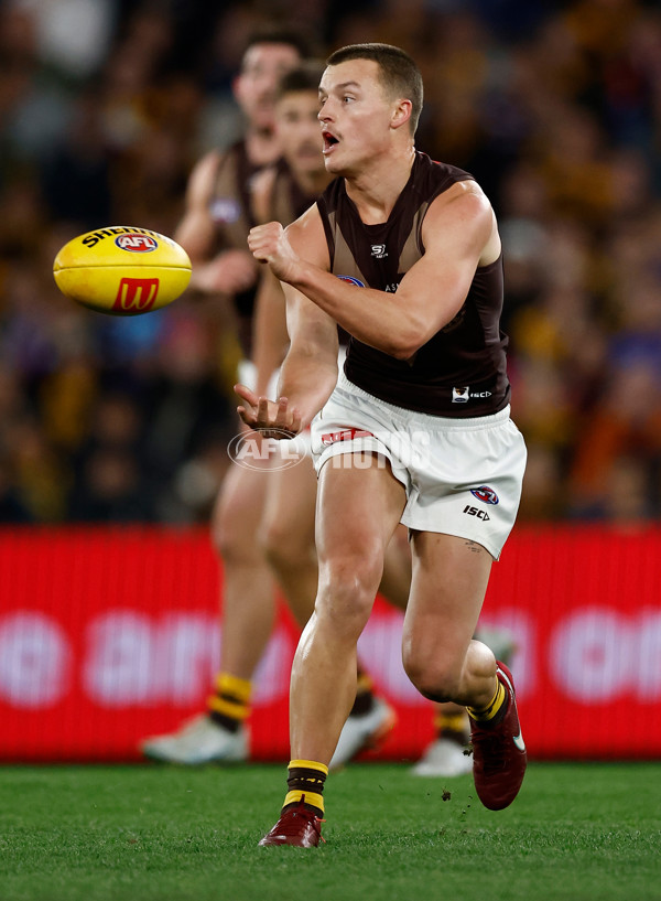 AFL 2025 Round 13 - Western Bulldogs v Hawthorn - A-59835618