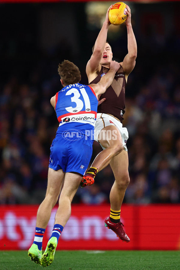 AFL 2025 Round 13 - Western Bulldogs v Hawthorn - A-59837094