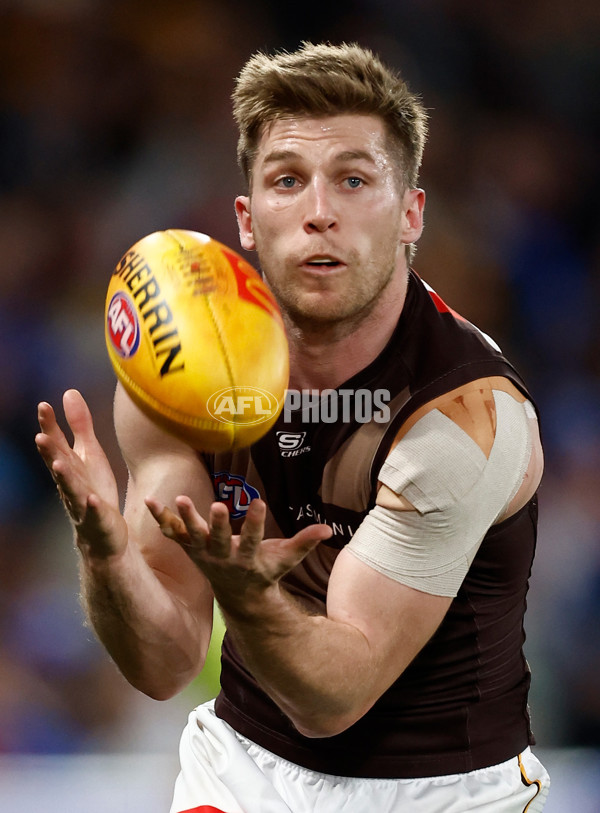 AFL 2025 Round 13 - Western Bulldogs v Hawthorn - A-59839369
