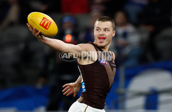 AFL 2025 Round 13 - Western Bulldogs v Hawthorn - A-59839431