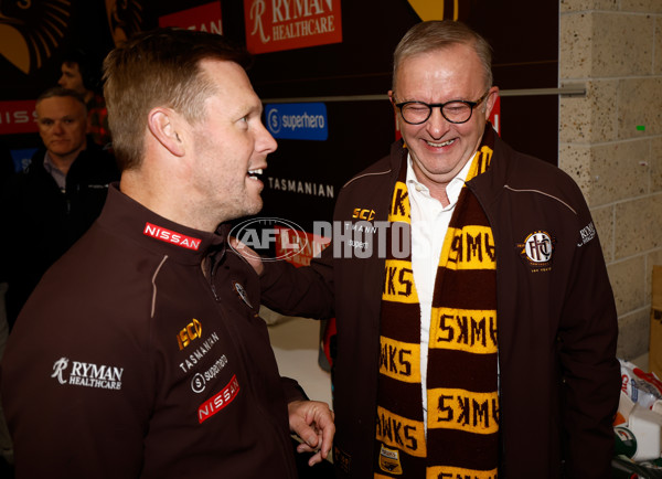 AFL 2025 Round 13 - Western Bulldogs v Hawthorn - A-59841815
