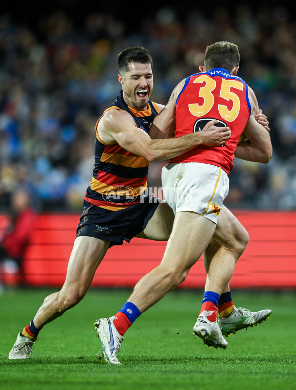 AFL 2025 Round 13 - Adelaide v Brisbane - A-59850648