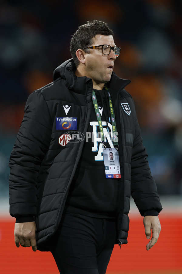 AFL 2025 Round 13 - GWS v Port Adelaide - A-59875276