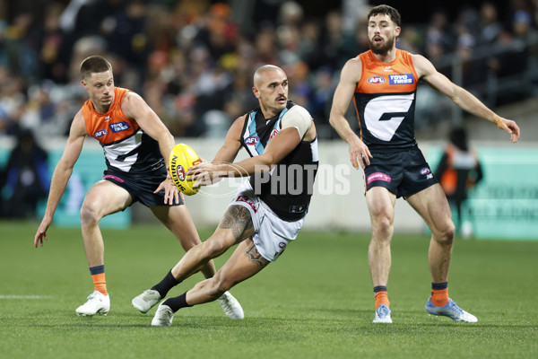 AFL 2025 Round 13 - GWS v Port Adelaide - A-59880191