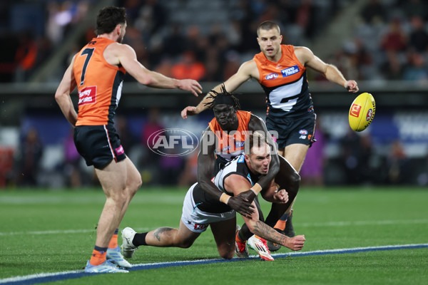 AFL 2025 Round 13 - GWS v Port Adelaide - A-59880246