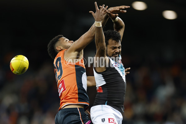 AFL 2025 Round 13 - GWS v Port Adelaide - A-59880269