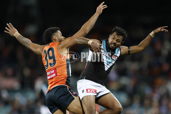 AFL 2025 Round 13 - GWS v Port Adelaide - A-59880272