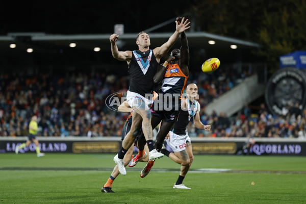 AFL 2025 Round 13 - GWS v Port Adelaide - A-59880416