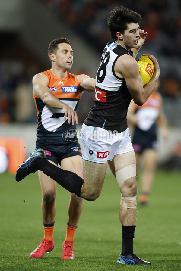 AFL 2025 Round 13 - GWS v Port Adelaide - A-59884248