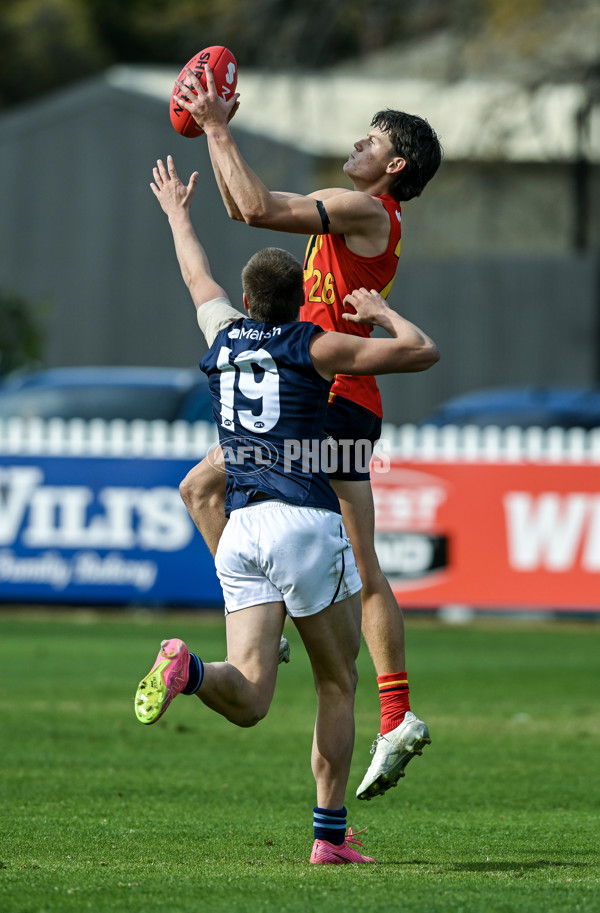 AFL National Championships U18 Boys 2025 - South Australia v Victoria Metro - A-59898912