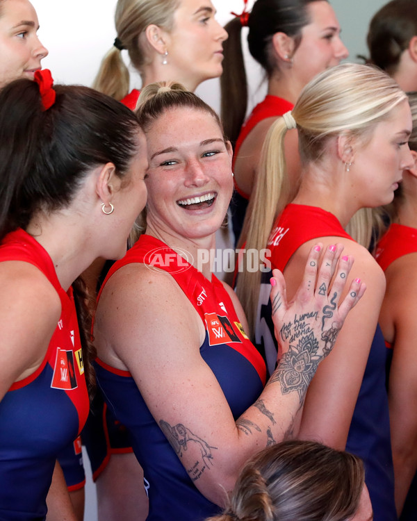 AFLW 2025 Media - Melbourne Team Photo Day - A-60440879