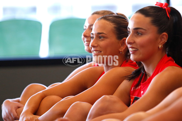 AFLW 2025 Media - Melbourne Team Photo Day - A-60440883