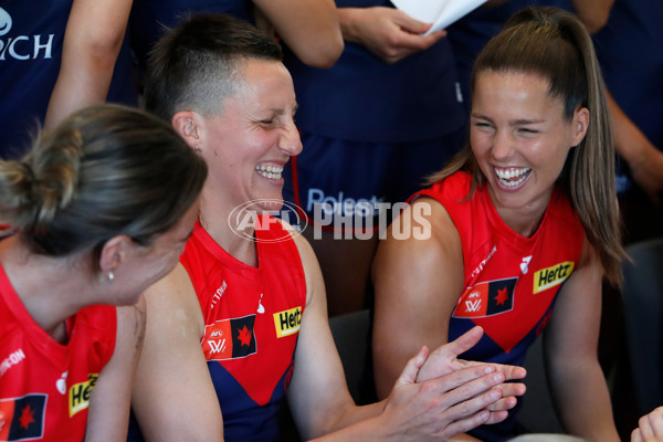 AFLW 2025 Media - Melbourne Team Photo Day - A-60440894