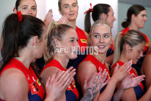 AFLW 2025 Media - Melbourne Team Photo Day - A-60440895