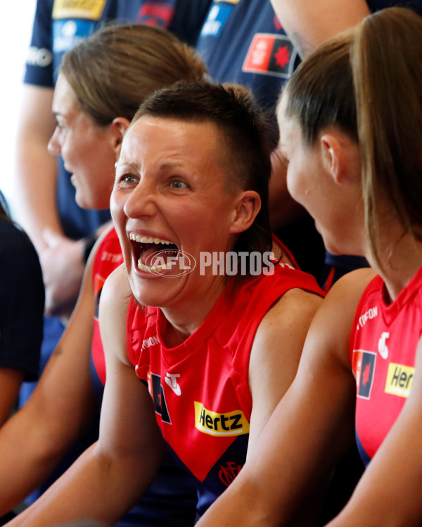 AFLW 2025 Media - Melbourne Team Photo Day - A-60440896
