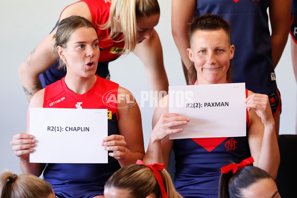 AFLW 2025 Media - Melbourne Team Photo Day - A-60440898