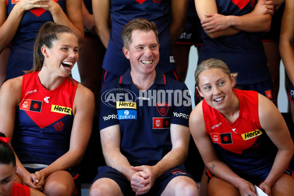 AFLW 2025 Media - Melbourne Team Photo Day - A-60440901