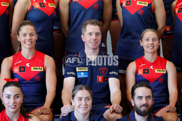 AFLW 2025 Media - Melbourne Team Photo Day - A-60440903