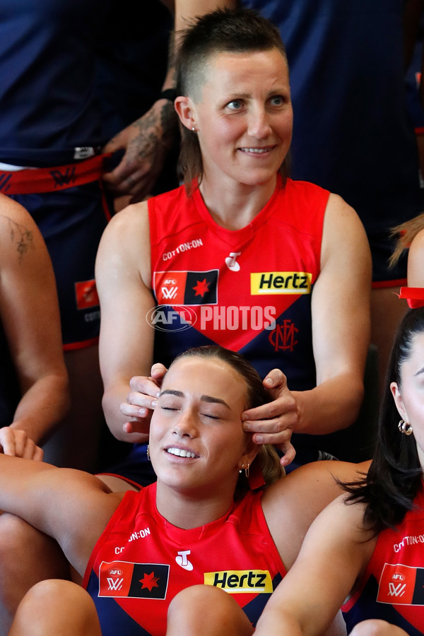 AFLW 2025 Media - Melbourne Team Photo Day - A-60440906