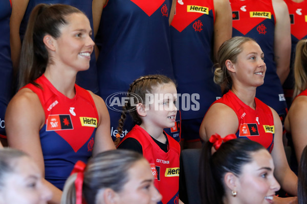 AFLW 2025 Media - Melbourne Team Photo Day - A-60440907