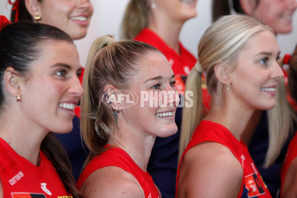 AFLW 2025 Media - Melbourne Team Photo Day - A-60441663