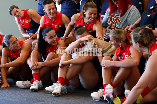 AFLW 2025 Media - Melbourne Team Photo Day - A-60441669