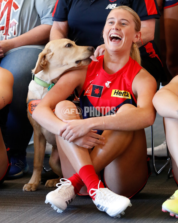 AFLW 2025 Media - Melbourne Team Photo Day - A-60441670