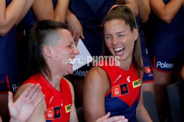 AFLW 2025 Media - Melbourne Team Photo Day - A-60441682