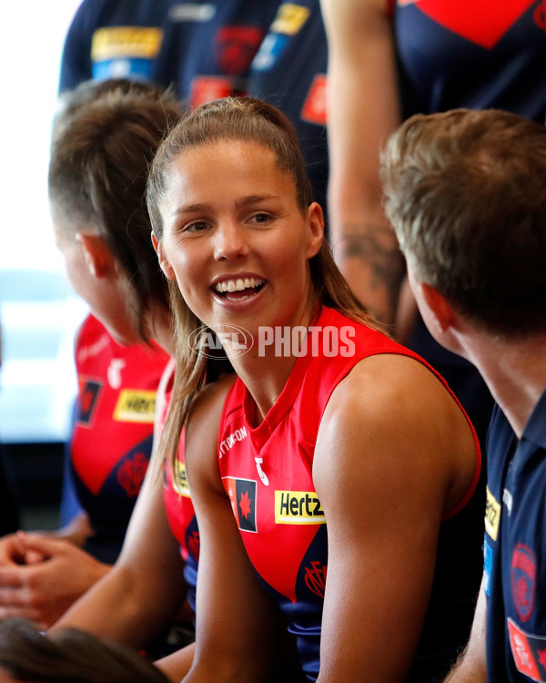 AFLW 2025 Media - Melbourne Team Photo Day - A-60441688